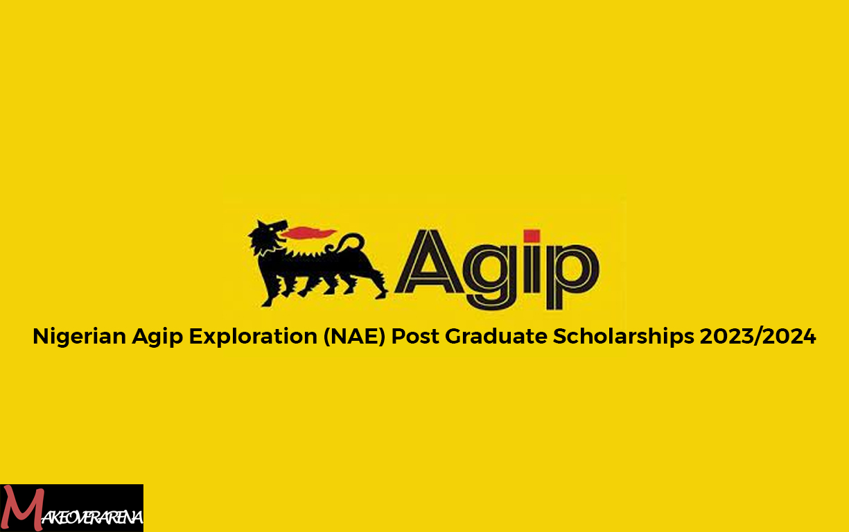 Nigerian Agip Exploration (NAE) Post Graduate Scholarships 