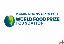 Nominations open for World Food Prize 2024
