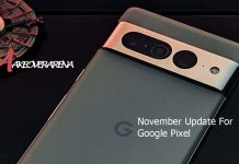 November Update For Google Pixel