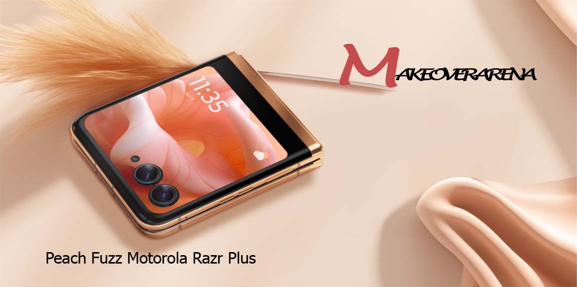 Peach Fuzz Motorola Razr Plus