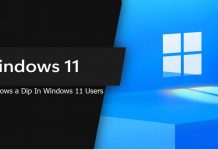 Reports Shows a Dip In Windows 11 Users
