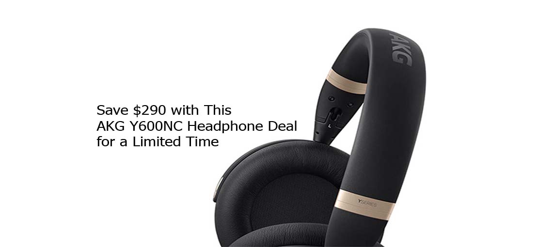 Save $290 with This AKG Y600NC Headphone Deal for a Limited Time