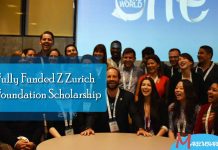 Fully Funded Z Zurich Foundation Scholarship