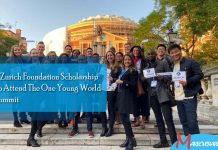 Z Zurich Foundation Scholarship To Attend The One Young World Summit