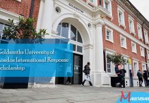 Goldsmiths University of London International Response Scholarship