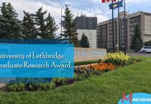 University of Lethbridge Graduate Research Award