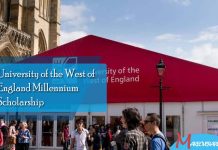 University of the West of England Millennium Scholarship