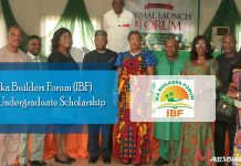 Ika Builders Forum (IBF) Undergraduate Scholarship