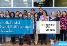 Partially Funded Heinrich Boll Foundation Scholarship