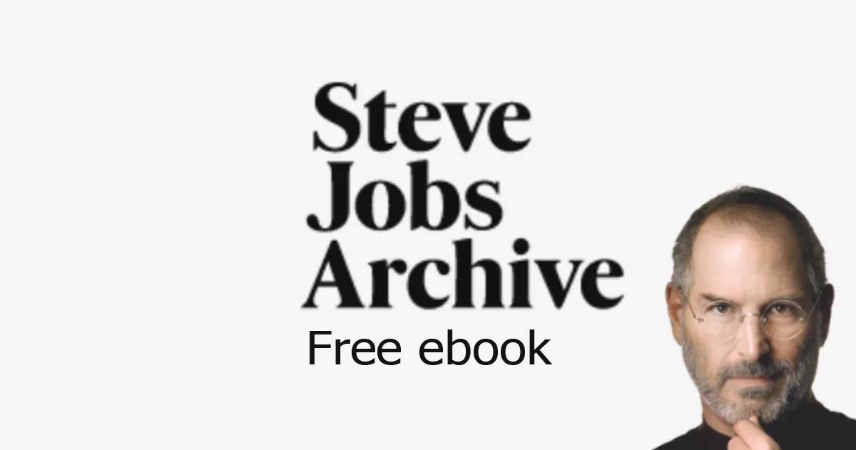 Steve Jobs Archive Free ebook