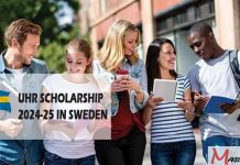 UHR Scholarship 2024-25 in Sweden