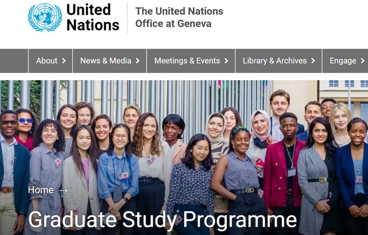 United Nations Graduate Study Programme 2023
