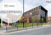 University of Birmingham MSc in Development Policy and Politics