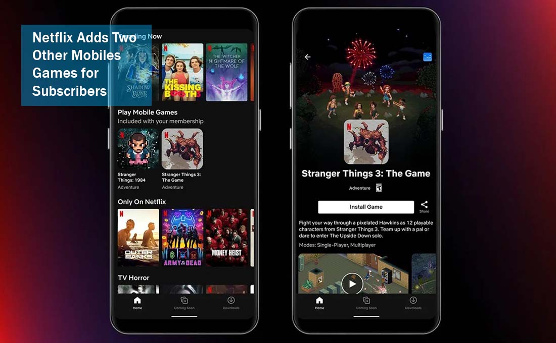 Netflix Adds Two Other Mobiles Games for Subscribers