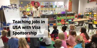 Teaching jobs in USA with Visa Sponsorship