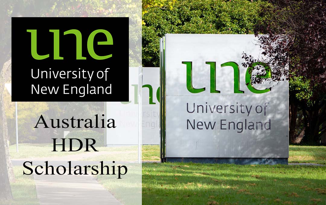 University of New England Australia HDR Scholarship 