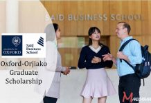 Oxford-Orjiako Graduate Scholarship