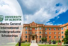 Alberta General International Undergraduate Scholarships