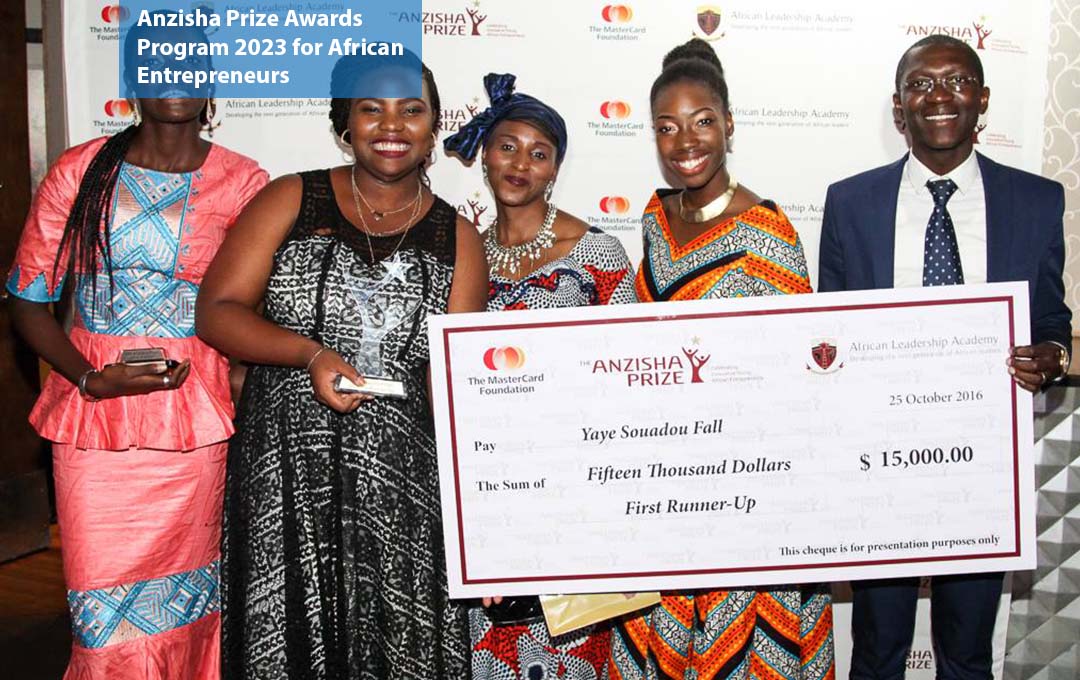 Anzisha Prize Awards Program 2023 for African Entrepreneurs