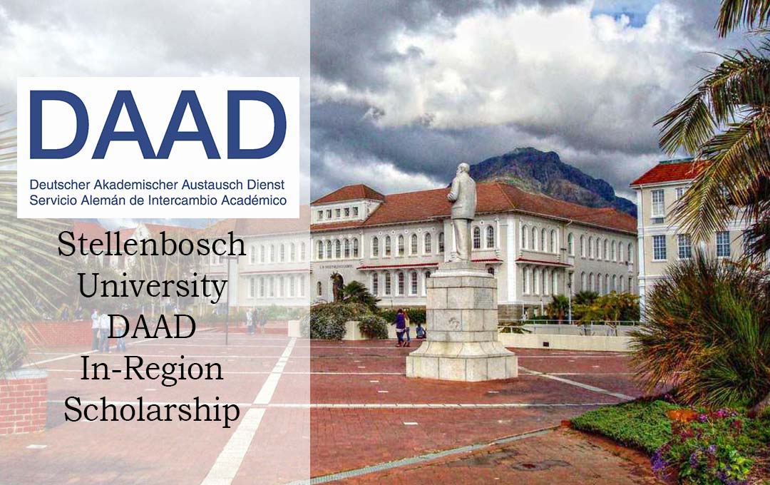 Stellenbosch University DAAD In-Region Scholarship Programme 