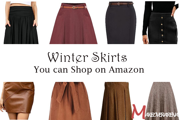 Winter Skirts for Women on Amazon