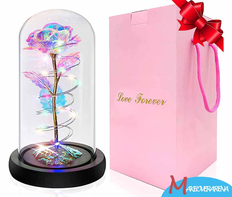 ZALIK Valentine's Day Gifts for Her Galaxy Rose Gifts for Women