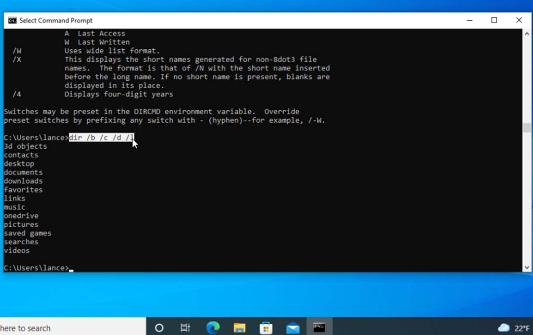 How to Read Command Syntax in Windows