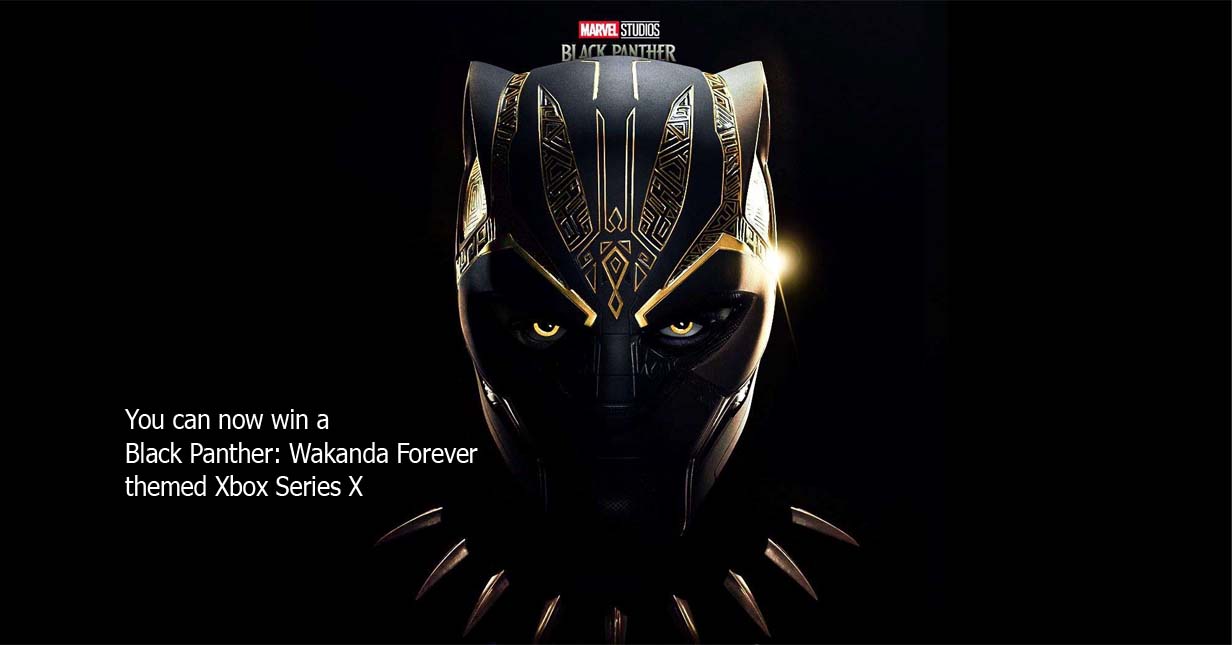 You can now win a Black Panther: Wakanda Forever themed Xbox Series X